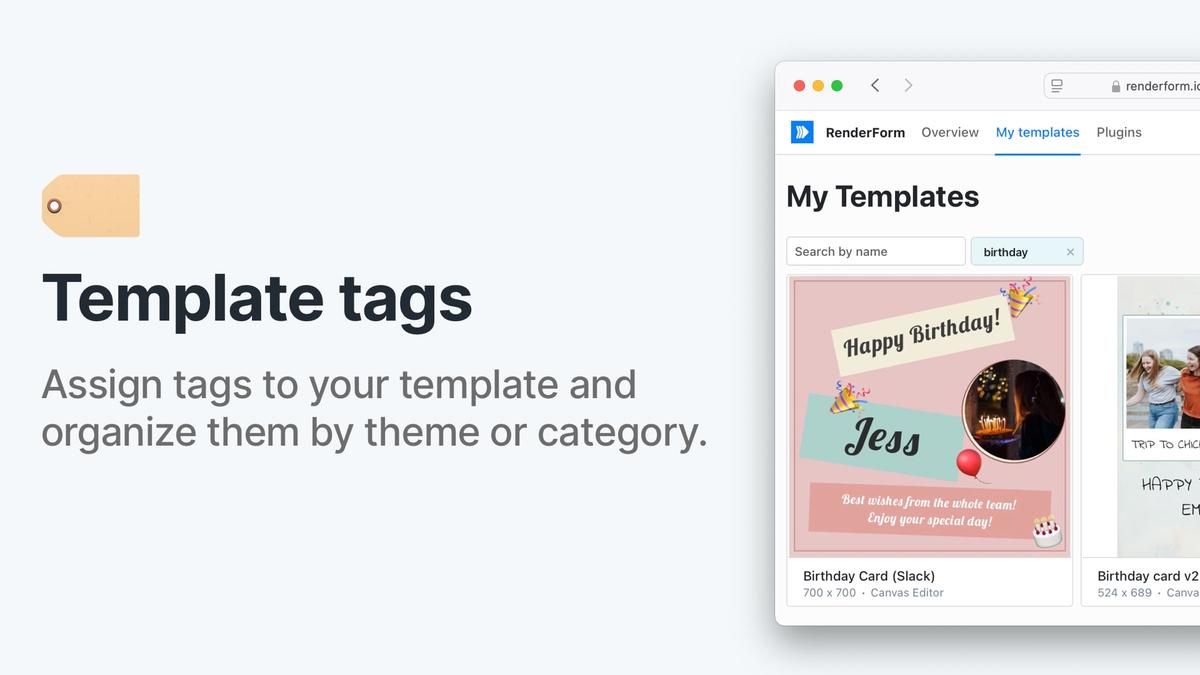 Introducing: Template Tags