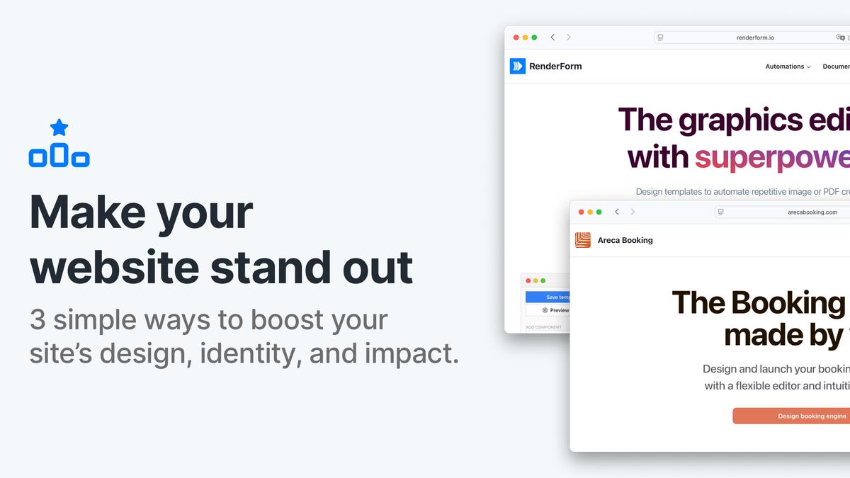 3 modern ways to make your website stand out