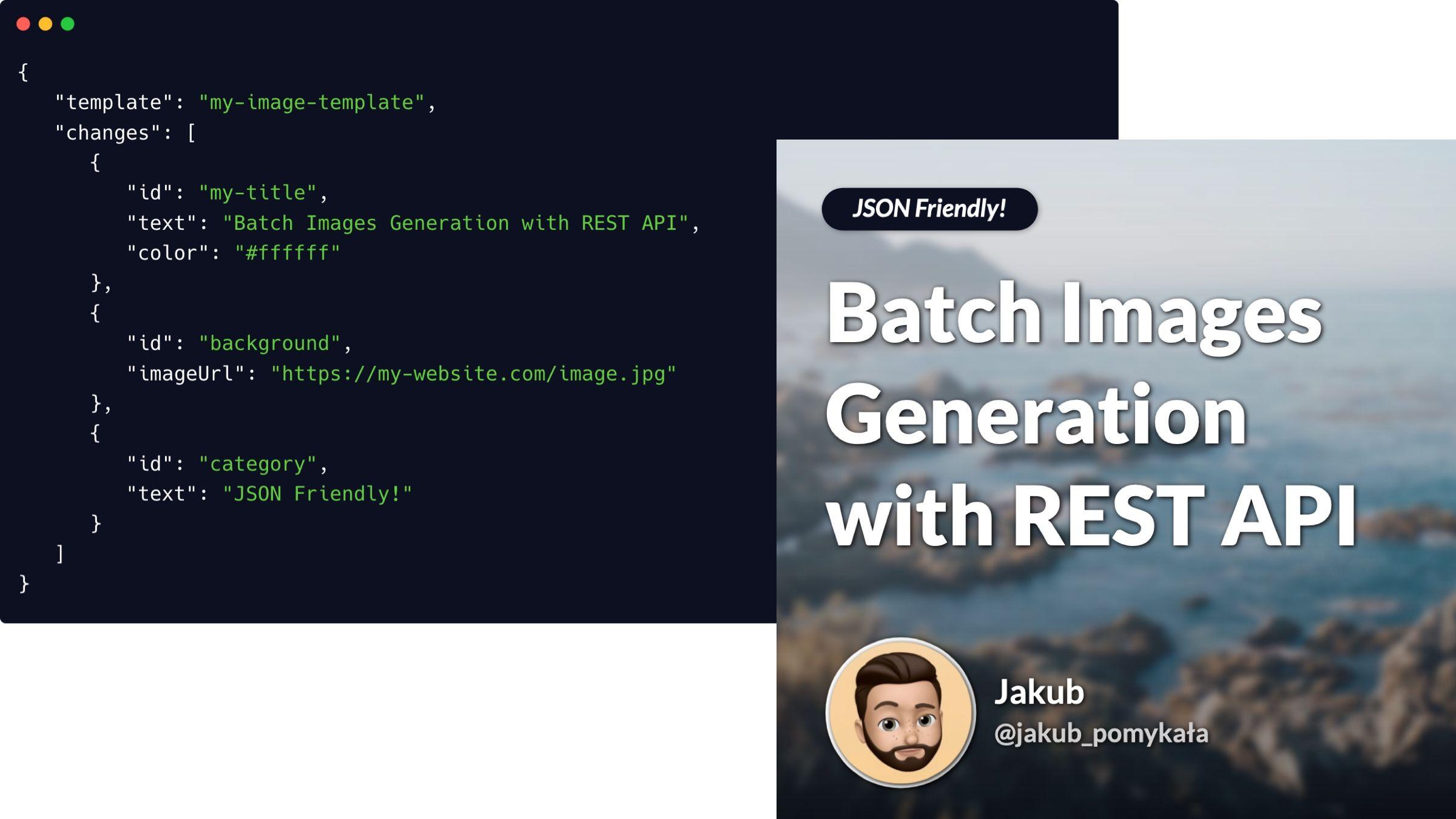 create images using api based on template