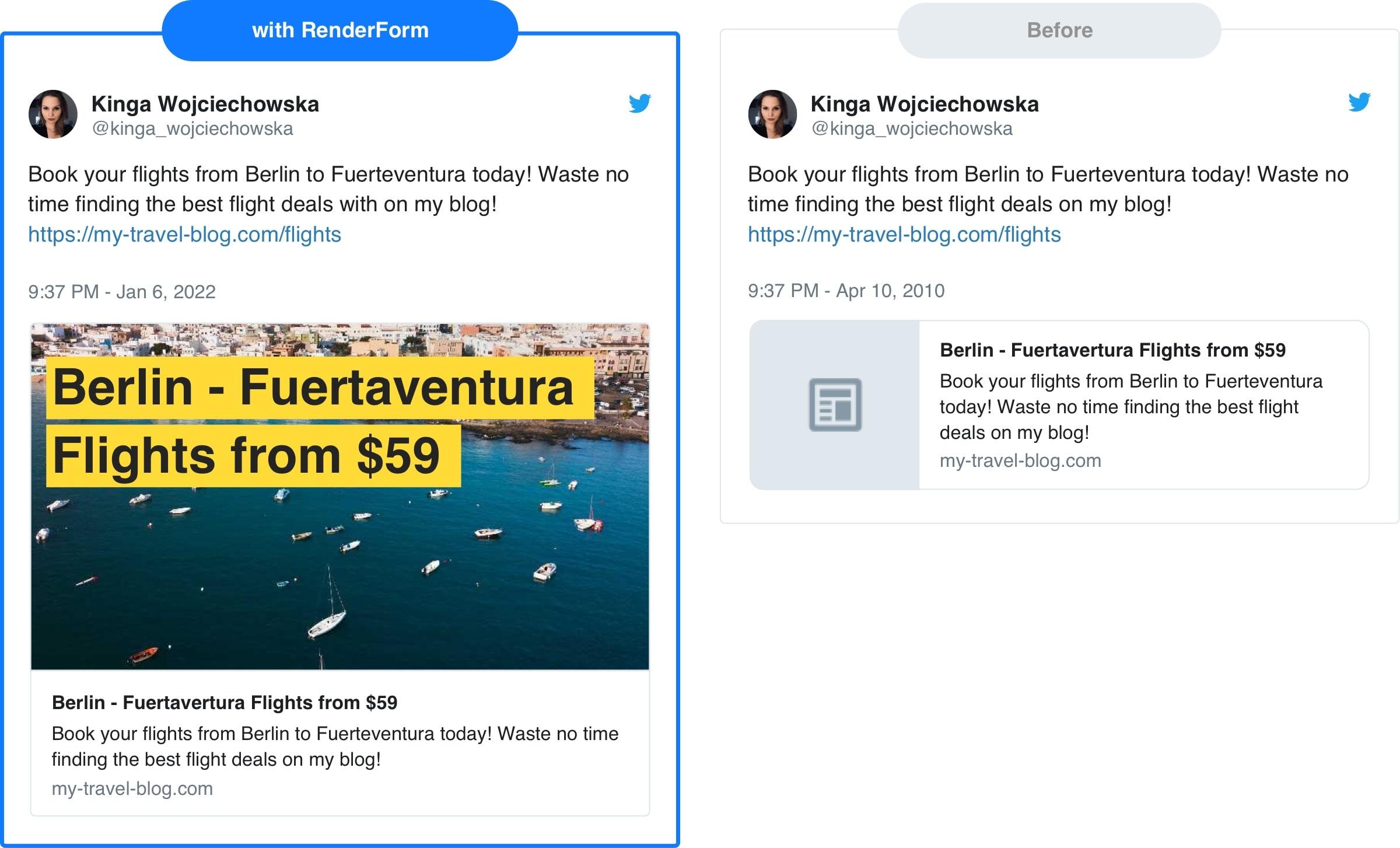 social image previews generator