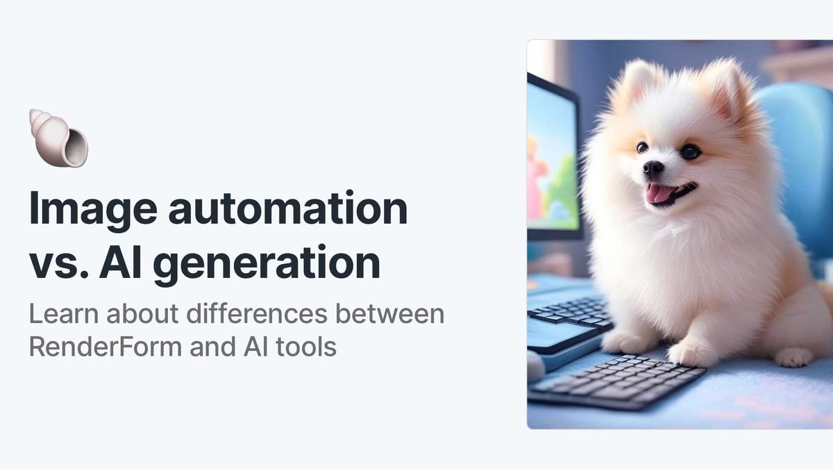 RenderForm vs. AI-generated images RenderForm vs. AI-generated images