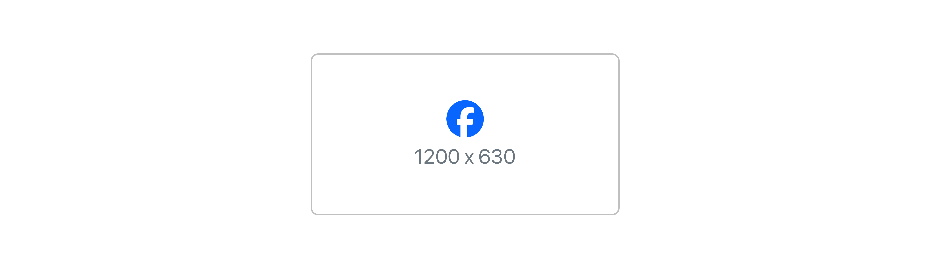 Facebook link share image size