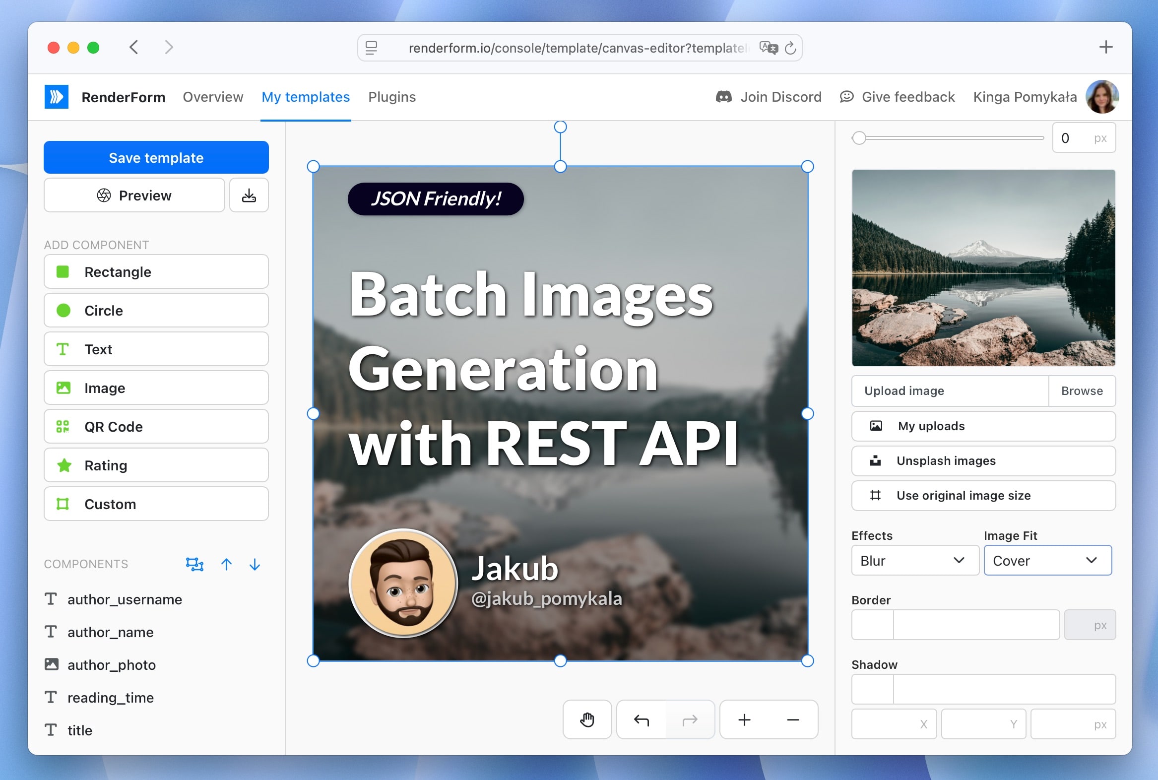Image fit options