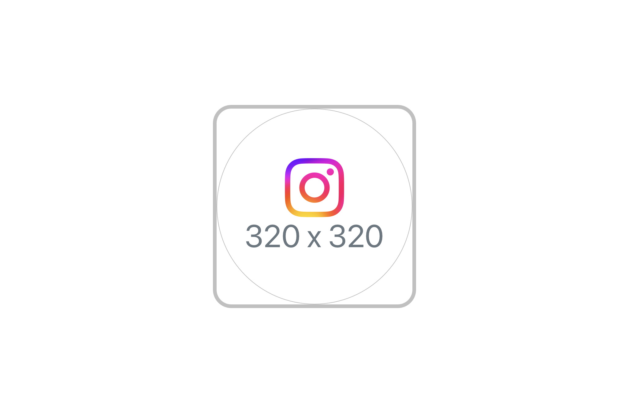 Instagram profile photo size