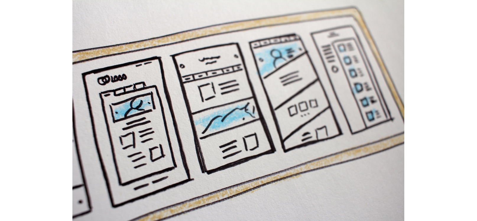 Website layout story