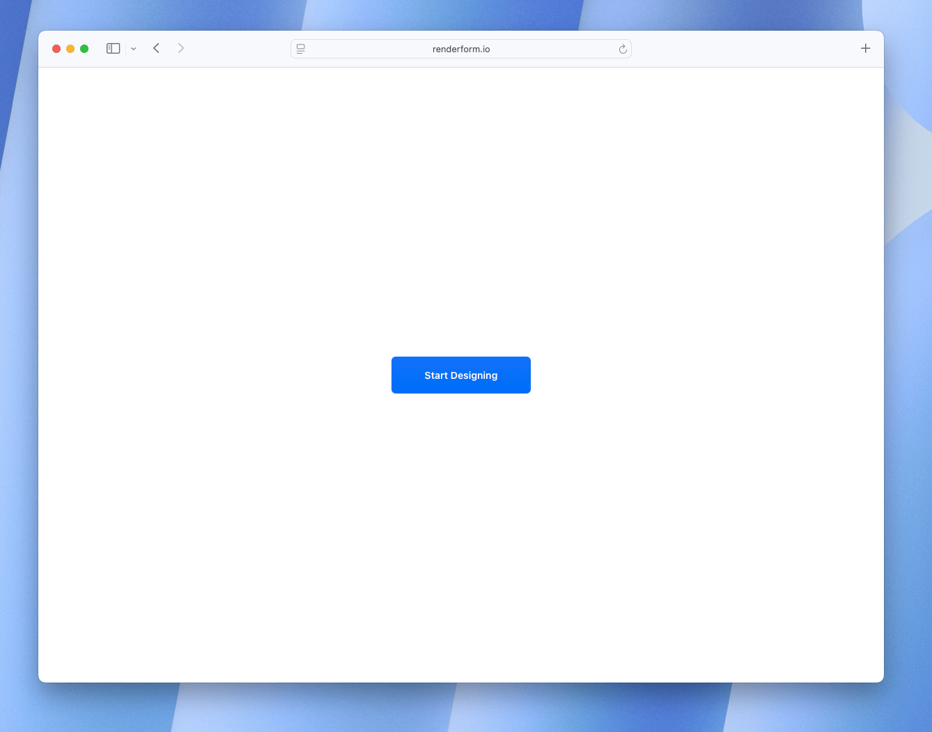 Embedded editor - Start Designing